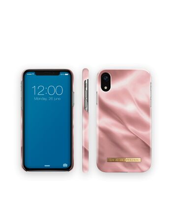 Coque Fashion iPhone XR Rose Satin 5