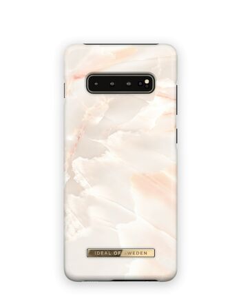 Coque Fashion Galaxy S10 Plus Rose Pearl Marble 1