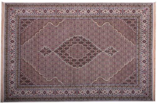 Tabriz 302x202 Handgeknüpft Teppich 200x300 Mehrfarbig Orientalisch Kurzflor Orient Rug