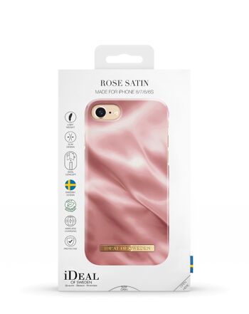 Coque Fashion iPhone 7 Rose Satin 6