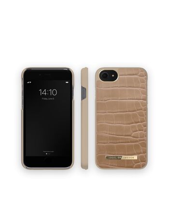 Atelier Coque iPhone 7 Camel Croco 5