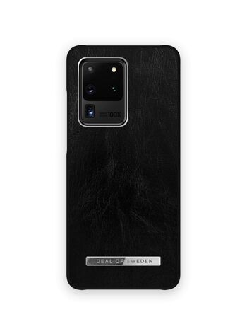 Atelier Coque Galaxy S20 Ultra Brillant Noir Argent 1