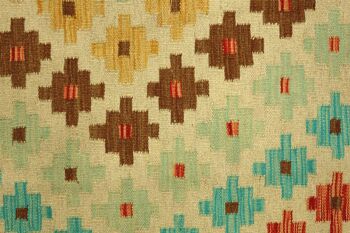 Afghan Maimana Kilim coloré 214x152 tapis tissé à la main 150x210 travail manuel salle d'Orient 5