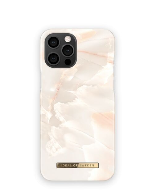 Fashion Case iPhone 12 Pro Max Rose Pearl Marble