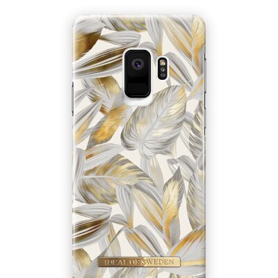 Custodia alla moda Galaxy S9 Foglie di platino