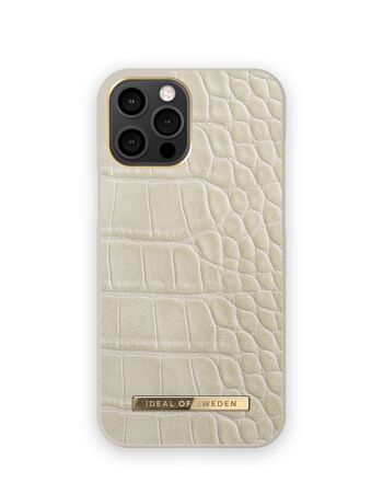 Atelier Coque iPhone 12 Pro Max Caramel Croco 1