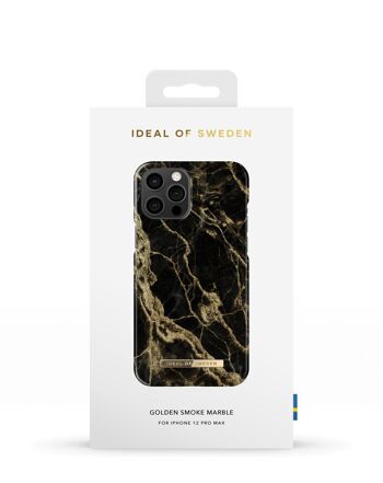 Coque Fashion iPhone 12 Pro Max Golden Smoke Marble 7