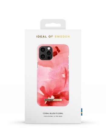 Coque Fashion iPhone 12 Pro MAX Corail Blush Floral 5