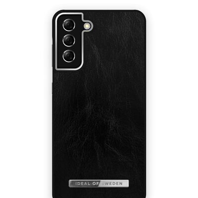 Atelier Coque Galaxy S21 Plus Noir Brillant Argenté