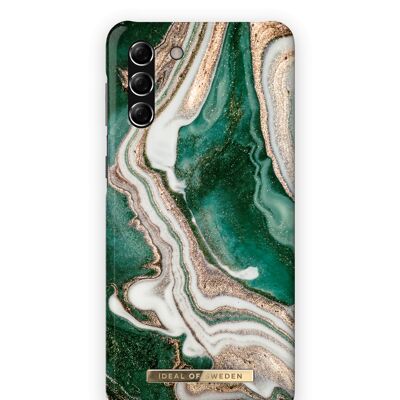 Coque Fashion Galaxy S21 Plus Marbre Jade Doré