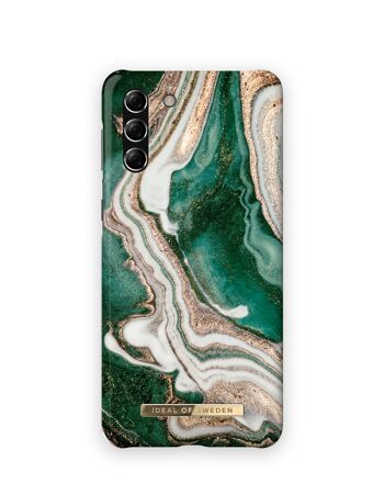 Coque Fashion Galaxy S21 Plus Marbre Jade Doré 1