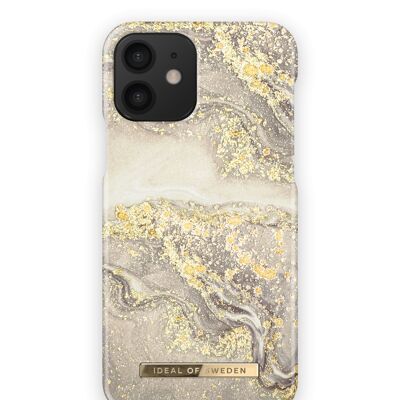 Fashion Case iPhone 12 Sparkle Greige Marble