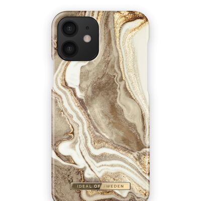 Fashion Case iPhone 12 Golden Sand Marble