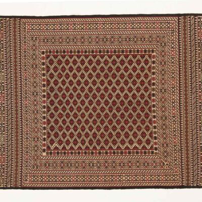 Afghan Mushwani Kelim 193x120 Handgewebt Teppich 120x190 Mehrfarbig Orientalisch