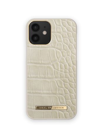 Atelier Coque iPhone 12 Caramel Croco 1