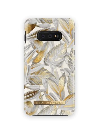 Coque Fashion Galaxy S10E Feuilles de Platine 1