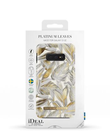 Coque Fashion Galaxy S10E Feuilles de Platine 6