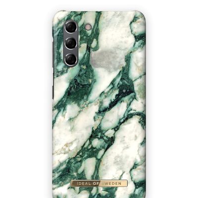 Fashion Case Galaxy S21 Calacatta Emerald Marble