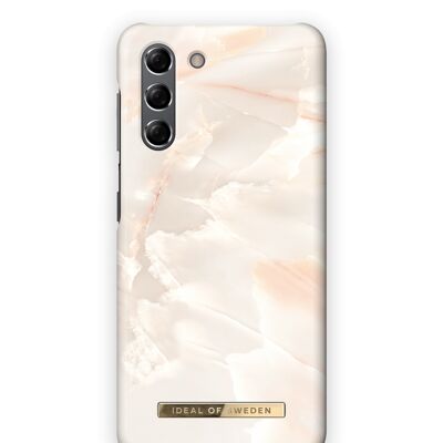 Custodia alla moda Galaxy S21 in marmo rosa perla