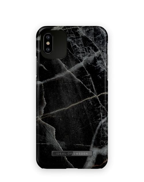 Fashion Case iPhone XS Max Black Thunder Marble