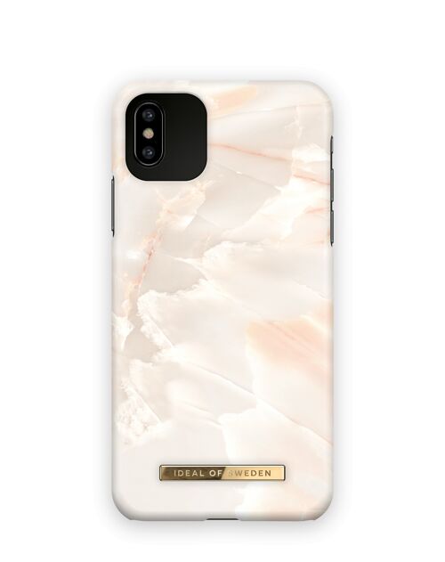 Fashion Case iPhone XS Max Rose Pearl Marble