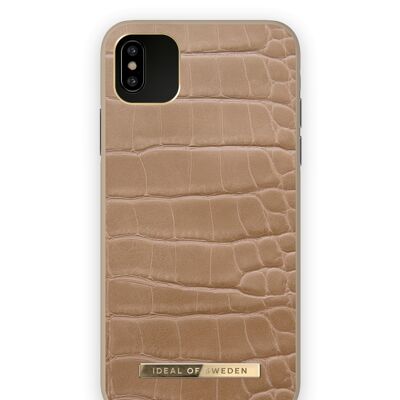 Funda Atelier para iPhone XS Max Camel Croco