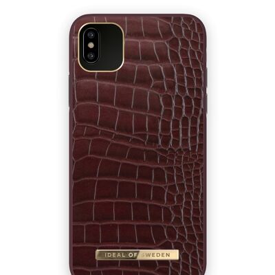 Atelier Cover iPhone XS Max Scarlet Croco