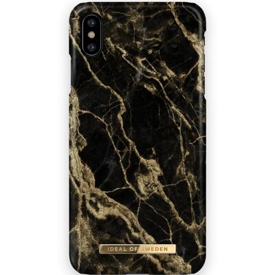 Fashion Case iPhone XS MAX Golden Smoke Marble