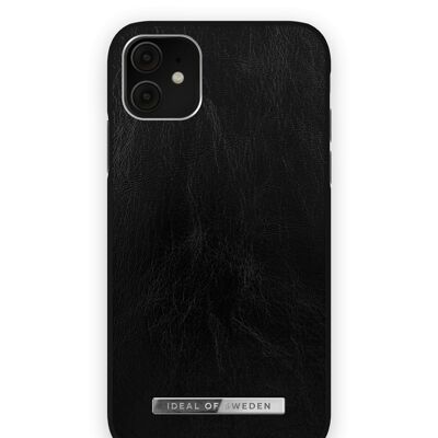 Custodia Atelier iPhone 11 Nero Lucido Argento