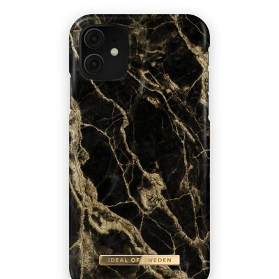 Fashion Case iPhone 11 Golden Smoke Marble