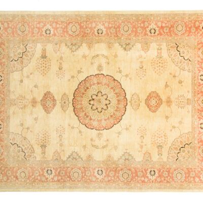 Afgano fine Chobi Ziegler 418x314 tappeto annodato a mano 310x420 beige orientale