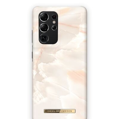 Fashion Hülle Galaxy S21 Ultra Rose Pearl Marble