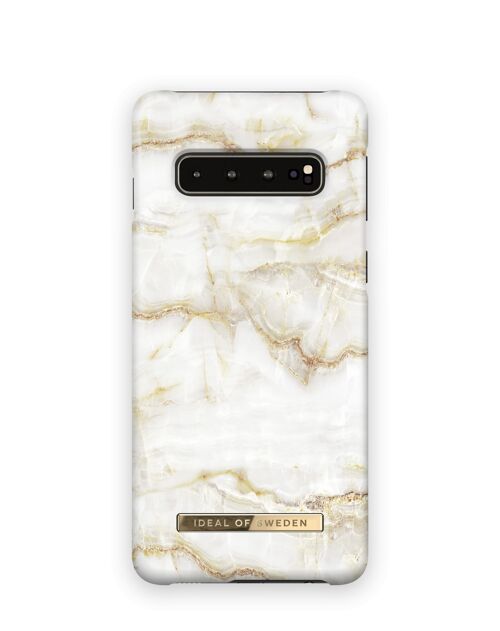 Fashion Case Galaxy S10 Golden Pearl Marble