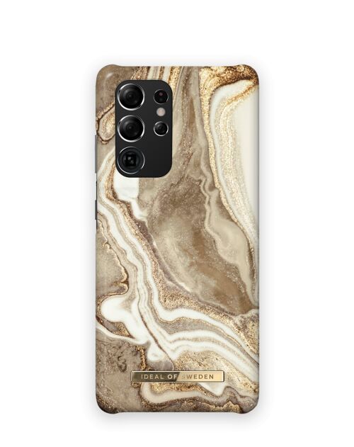 Fashion Case Galaxy S21 Ultra Golden Sand Marble