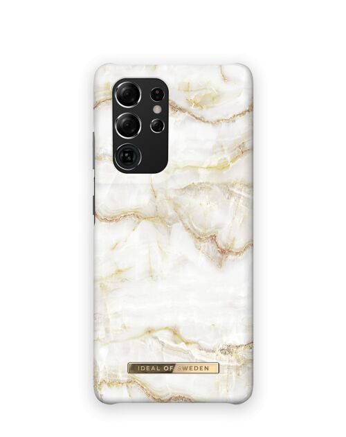 Fashion Case Galaxy S21 Ultra Golden Pearl Marble