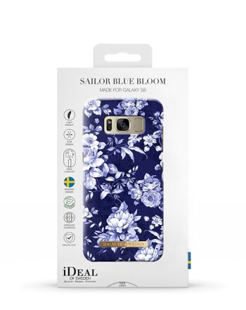 Coque Fashion Galaxy S8 Sailor Blue Bloom 5