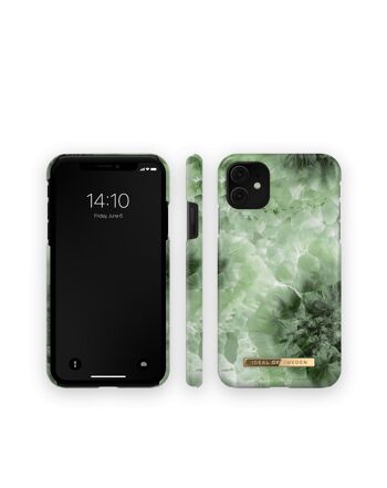 Coque Fashion iPhone 11 Crystal Vert Ciel 4