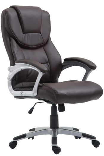 Chaise de bureau - Chaise de bureau - Durable - Matelassé - Tissu - Crème - 67x74x122 cm , SKU114 1