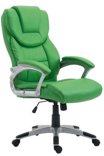 Chaise de bureau - Chaise de bureau - Durable - Matelassé - Tissu - Crème - 67x74x122 cm , SKU114 5