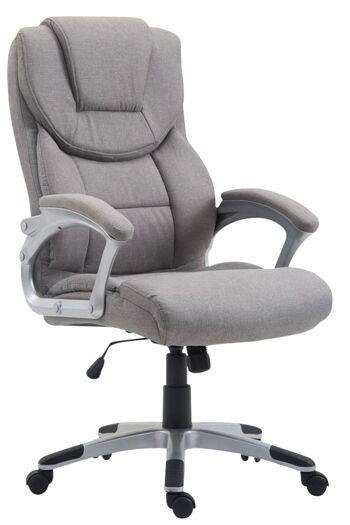 Chaise de bureau - Chaise de bureau - Durable - Matelassé - Tissu - Taupe - 67x74x122 cm , SKU213 3