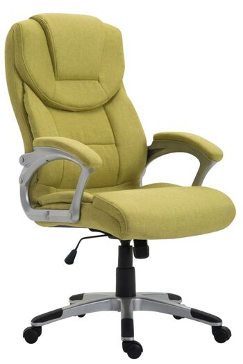 Chaise de bureau - Chaise de bureau - Durable - Matelassé - Tissu - Taupe - 67x74x122 cm , SKU213 5