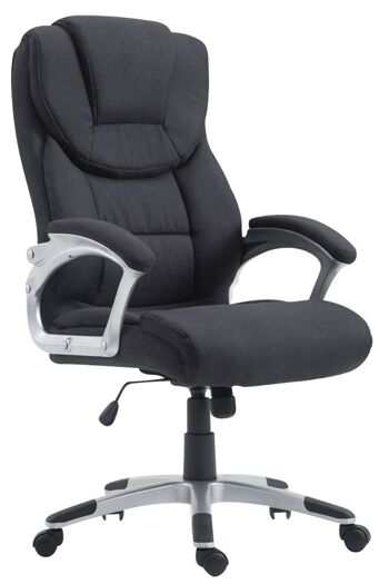 Chaise de bureau - Chaise de bureau - Durable - Matelassé - Tissu - Taupe - 67x74x122 cm , SKU213 7