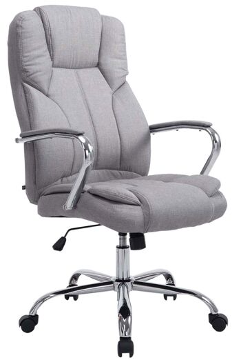 Chaise de bureau - Chaise de bureau ergonomique - Moderne - Réglable en hauteur - Taupe - 62x80x125 cm , SKU218 2