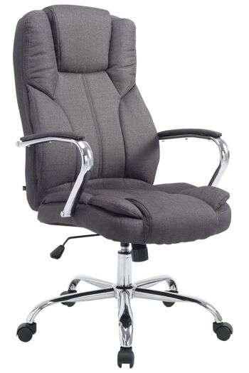 Chaise de bureau - Chaise de bureau ergonomique - Moderne - Réglable en hauteur - Taupe - 62x80x125 cm , SKU218 5