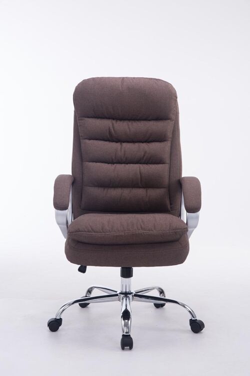 Bureaustoel - Ergonomische bureaustoel - Gewatteerd - In hoogte verstelbaar - Grijs - 68x77x122 cm , SKU221