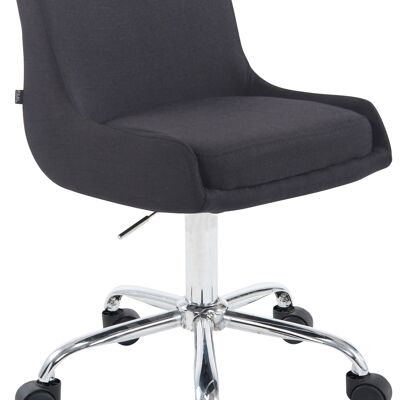Bureaustoel - Kantoorstoel - Design - In hoogte verstelbaar - Stof - Zwart - 43x34x87 cm , SKU276