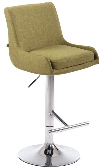 Tabouret de bar - Chaise de bar - Design - Repose-pieds - Réglable en hauteur - Vert - 43x34x87 cm , SKU305 1