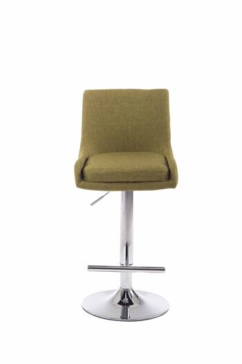 Tabouret de bar - Chaise de bar - Design - Repose-pieds - Réglable en hauteur - Vert - 43x34x87 cm , SKU305 2