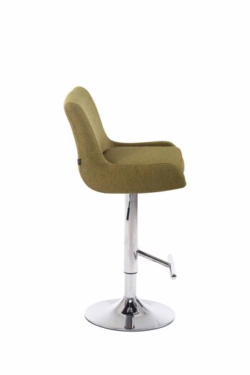 Tabouret de bar - Chaise de bar - Design - Repose-pieds - Réglable en hauteur - Vert - 43x34x87 cm , SKU305 3