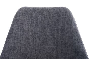 Chaise de salle à manger - Siège baquet - Plastique - Gris clair , SKU327 2